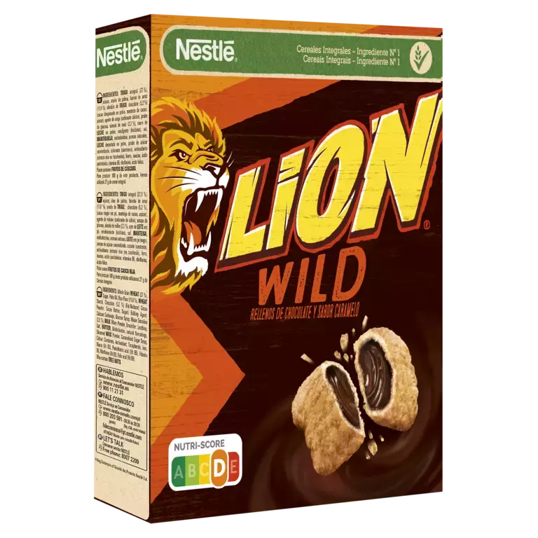 Cereales Lion® Wild Sabor a Caramelo Cereales NESTLÉ®
